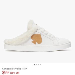 COPY - BRAND NEW!! Kate Spade Fez Mule Winter Sneakers